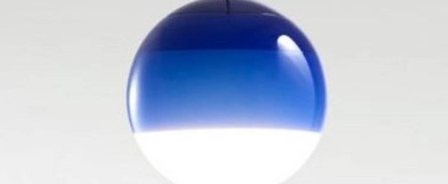 Suspension dipping light 13 bleu led 2700k 500lm o13 5cm cm marset normal