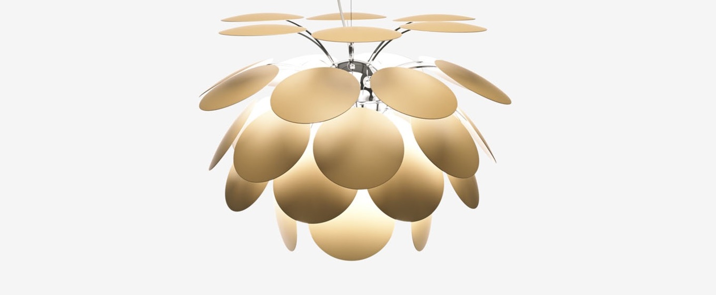 Suspension discoco beige o35cm marset normal