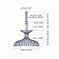 Dome 60 02 benedetta tagliabue suspension pendant light  bover 2580721400 p829  design signed nedgis 127866 thumb