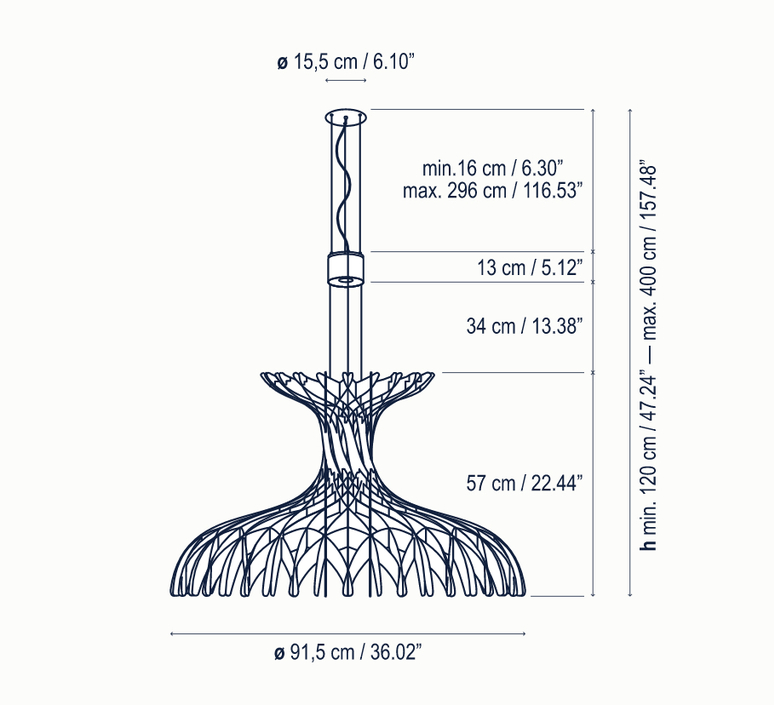 Dome 90 benedetta tagliabue suspension pendant light  bover 2580921400 p811  design signed nedgis 127851 product