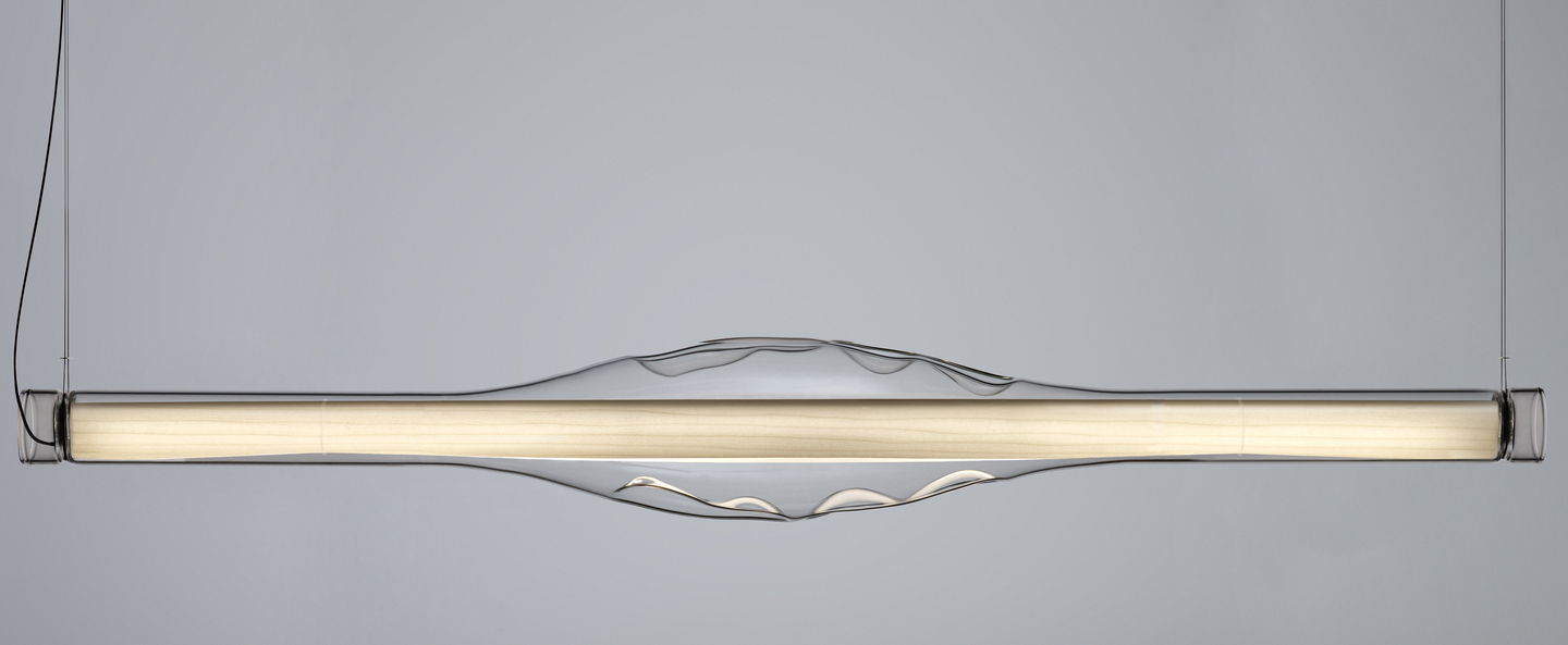 banner-image Suspension dune s blanc ivoire led 3000k 1823lm l120cm h14cm lzf normal
