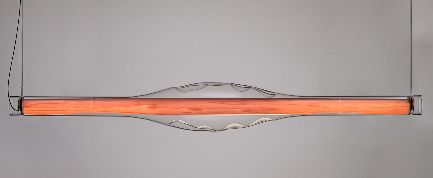 banner-image Suspension dune s rose pale led 3000k 1823lm l120cm h14cm lzf normal