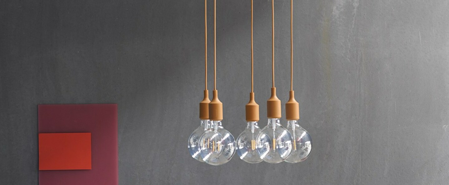 banner-image Suspension e27 marron led o12 5cm h23cm muuto normal