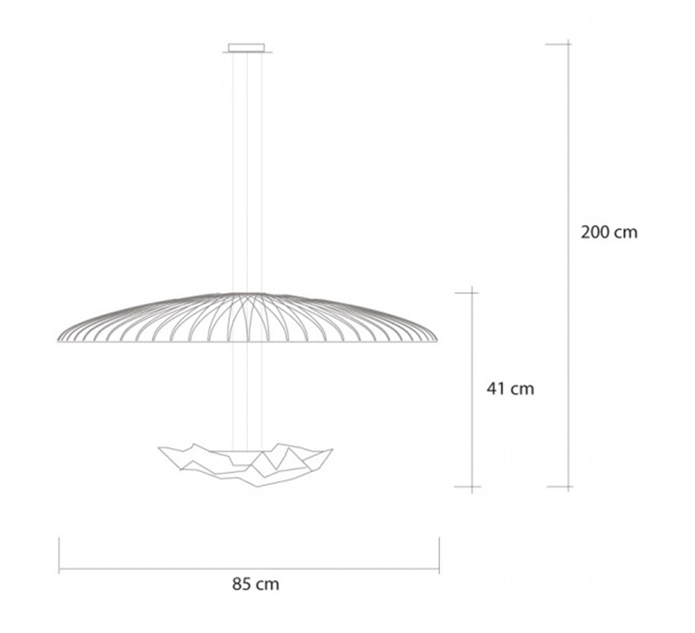 Eclaircie celine wright suspension pendant light  celine wright 200 ecl 001  design signed nedgis 120616 product