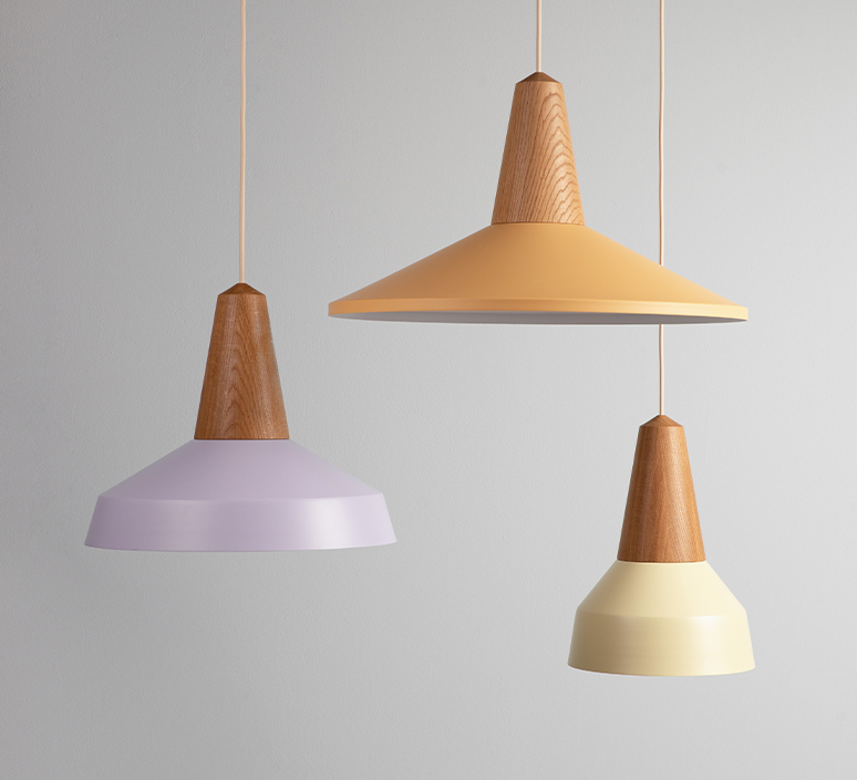 Eikon basic julia mulling et niklas jessen suspension pendant light  schneid eikon basic oak wax white canopy  design signed nedgis 106475 product