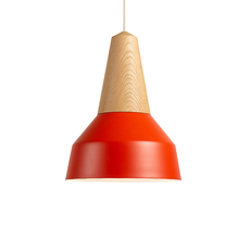 Eikon basic julia mulling et niklas jessen suspension pendant light  schneid eikon basic oak poppy red white canopy  design signed nedgis 106472 thumb