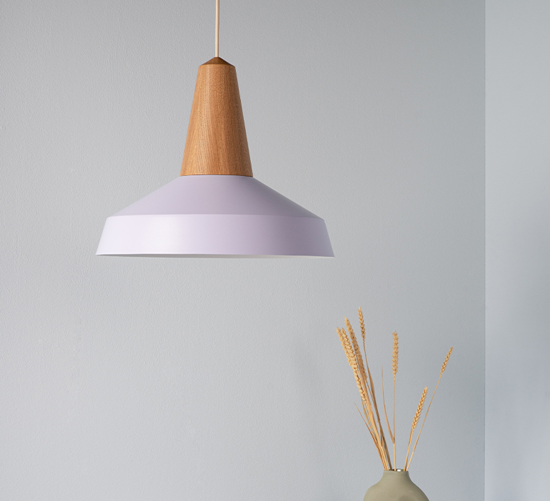 Eikon circus julia mulling et niklas jessen suspension pendant light  schneid eikon circus oak lavender white canopy  design signed nedgis 106523 product