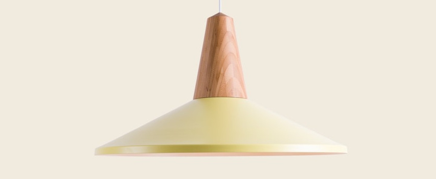 banner-image Suspension eikon shell jaune bamboo o54cm h32cm schneid normal