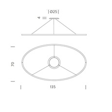 Ellisse double mega federico palazzari suspension pendant light  nemo lighting elp ln2 5a  design signed nedgis 79521 thumb