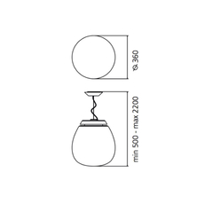 Mezzachimera s vico magistretti suspension pendant light  artemide 0055010a  design signed nedgis 75737 thumb