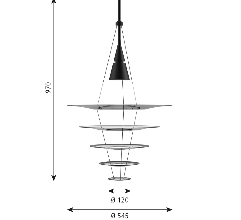 Enigma 545  suspension pendant light  louis poulsen 5741088742  design signed 58489 product