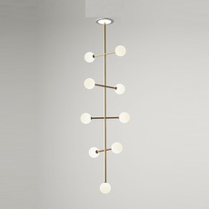 Epic 2 gwendolyn et guillane kerschbaumer suspension pendant light  areti epic 2 brass  design signed nedgis 64599 thumb