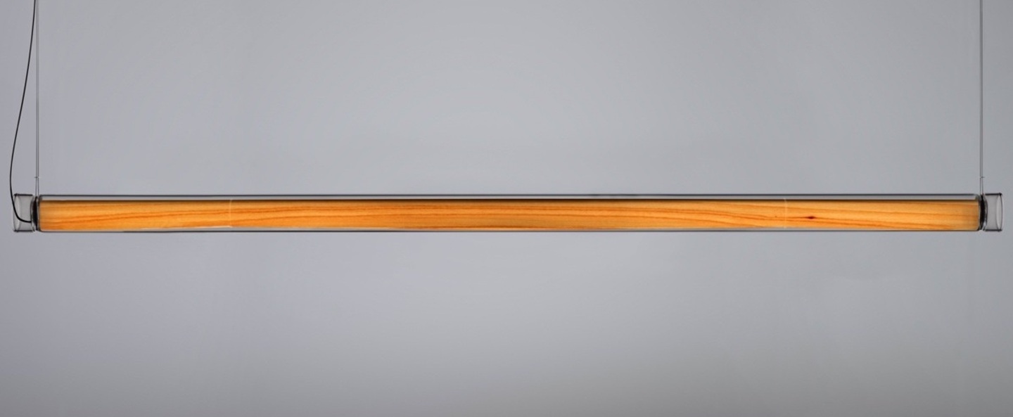 banner-image Suspension estela s hetre naturel led 3000k 2400lm l150cm h6cm lzf normal
