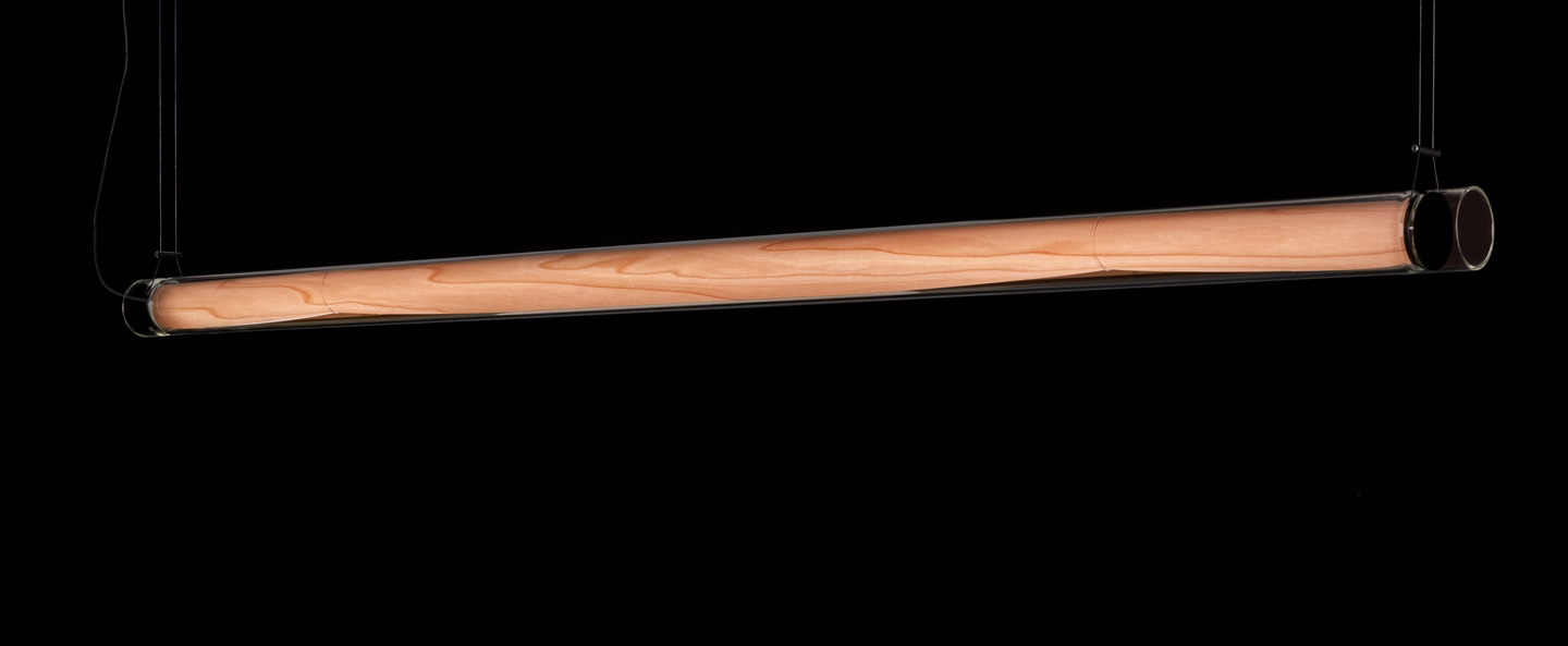banner-image Suspension estela s rose pale led 3000k 2400lm l150cm h6cm lzf normal