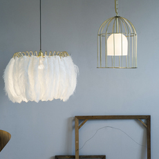 Feather brendan young vanessa battaglia suspension pendant light  mineheart lig053 w  design signed 46448 thumb