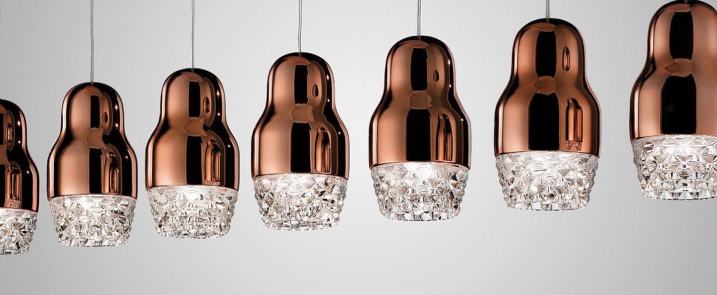 banner-image Suspension fedora 7 bronze verre led o42cm axo light normal