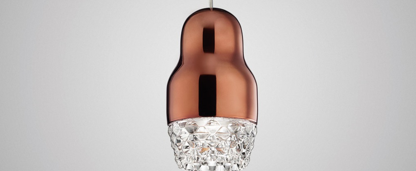 banner-image Suspension fedora bronze verre led h19cm axo light normal