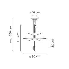 Flamingo 1530 antoni arola suspension pendant light  vibia 1530181b  design signed nedgis 131868 thumb