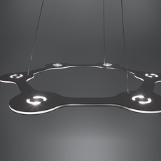 Flat ring 6 villa tosca suspension pendant light  lumen center italia flar617227t  design signed 52717 thumb