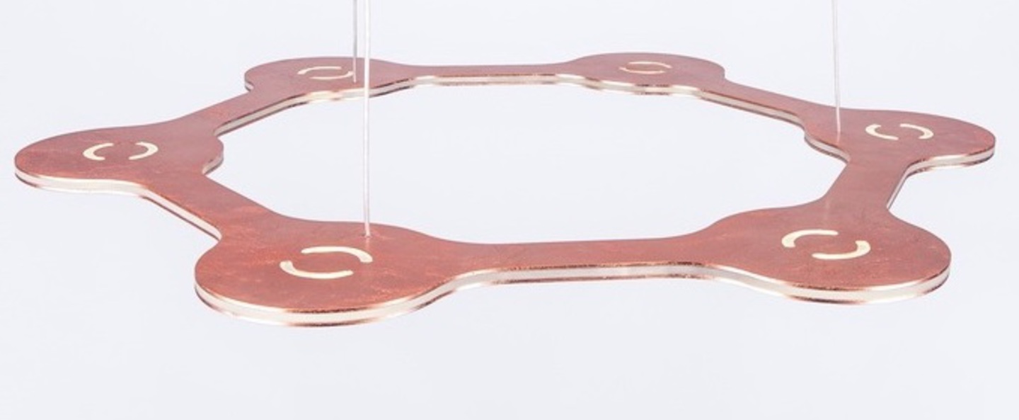 banner-image Suspension flat ring 6 cuivre led l56cm hcm lumen center italia normal