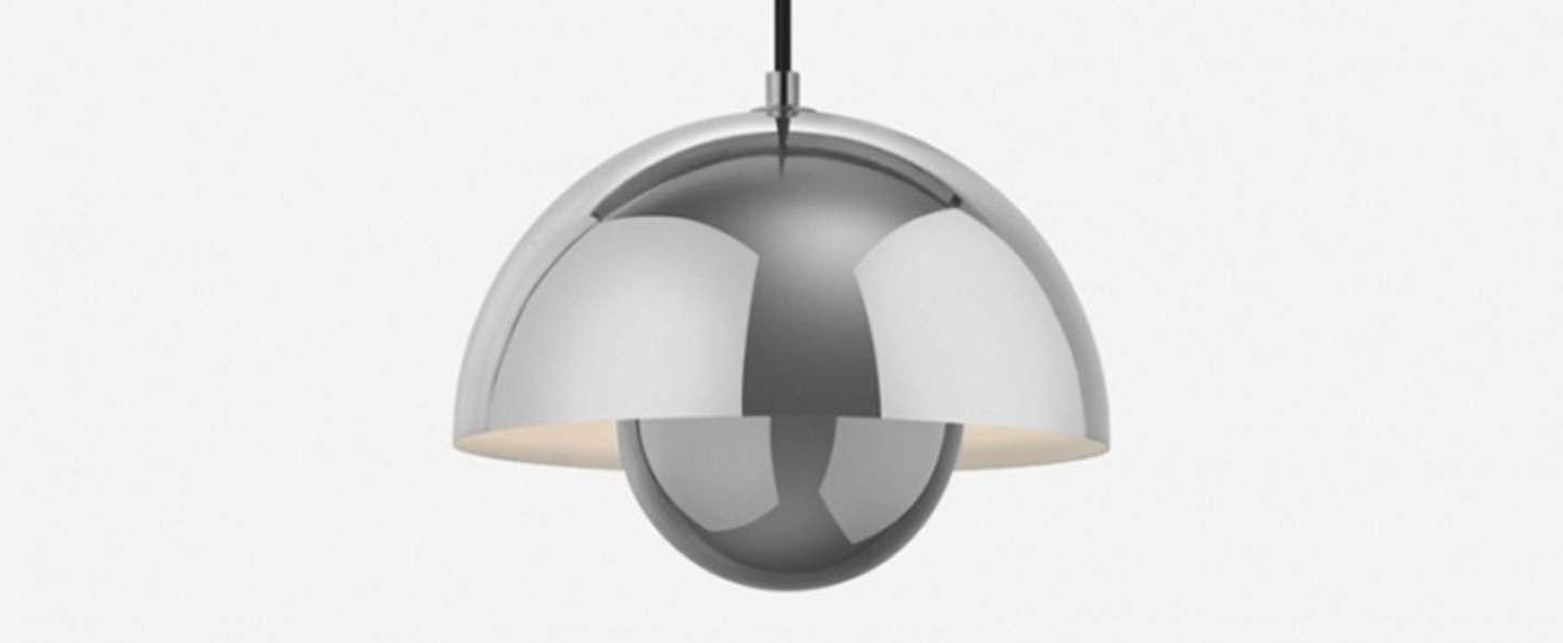 banner-image Suspension flowerpot vp1 chrome o23cm andtradition normal
