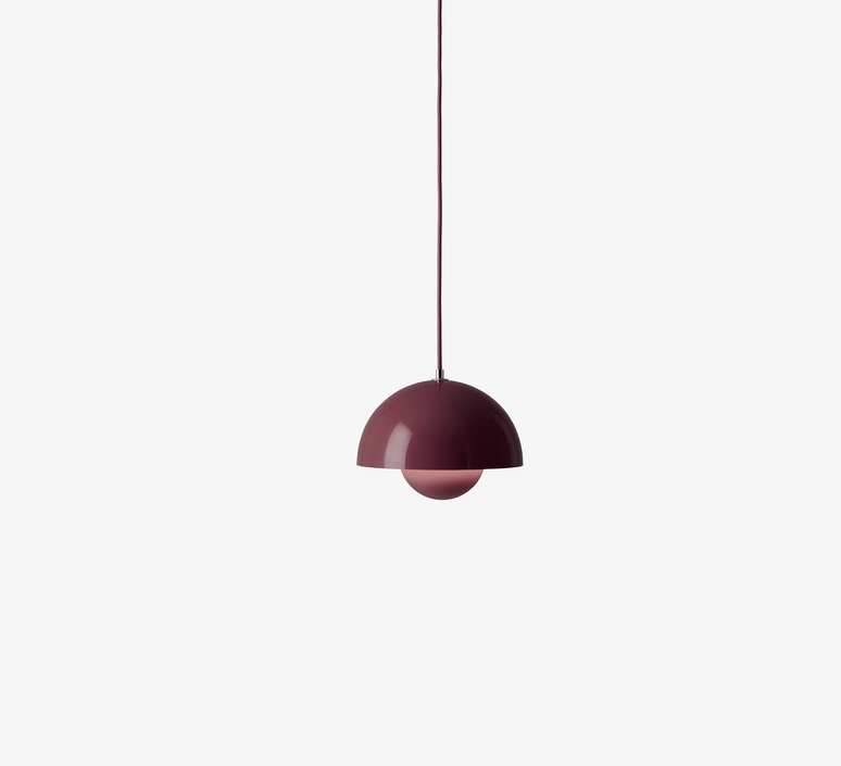 Suspension, Flowerpot VP1, prune foncé, Ø23cm, H16cm - Andtradition