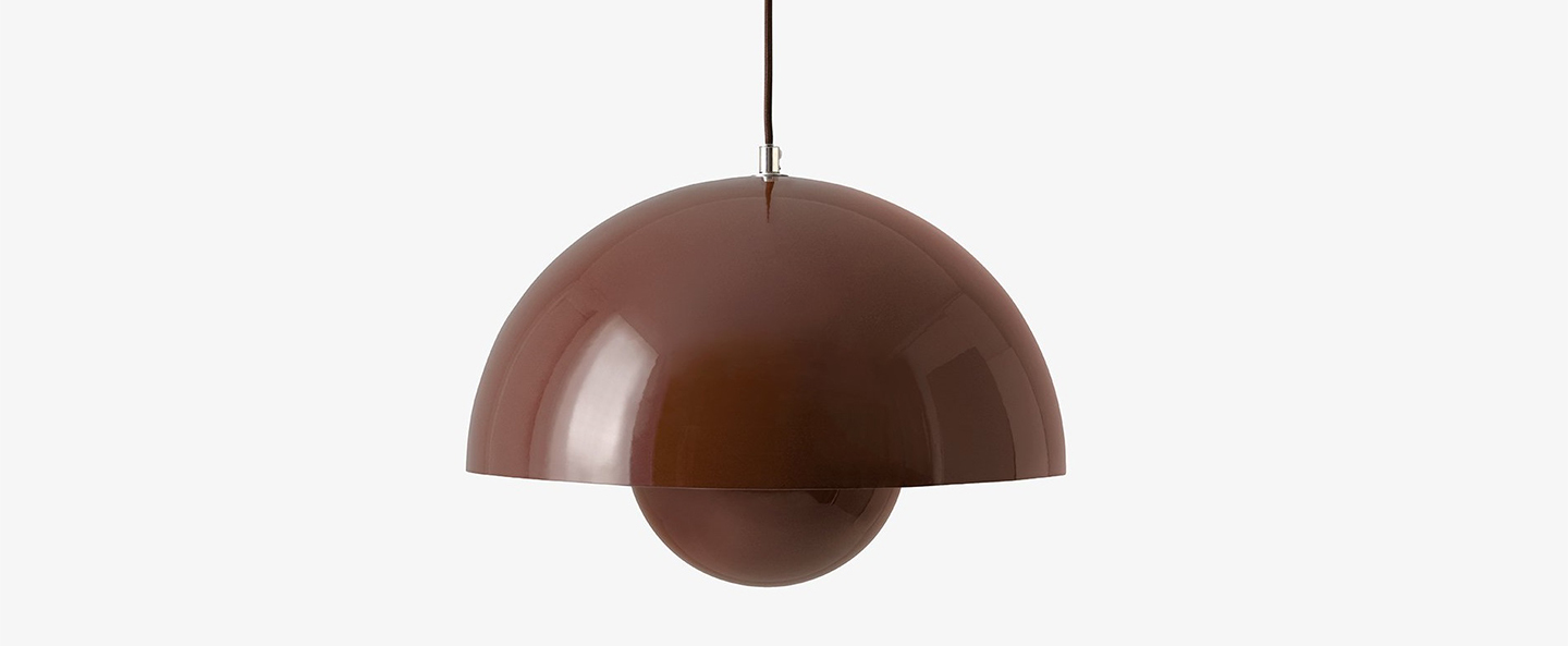 banner-image Suspension flowerpot vp1 rouge marron o23cm h16cm andtradition normal