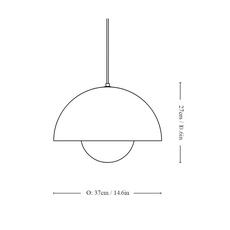 Flowerpot vp1 verne panton andtradition 20704301 luminaire lighting design signed 87906 thumb