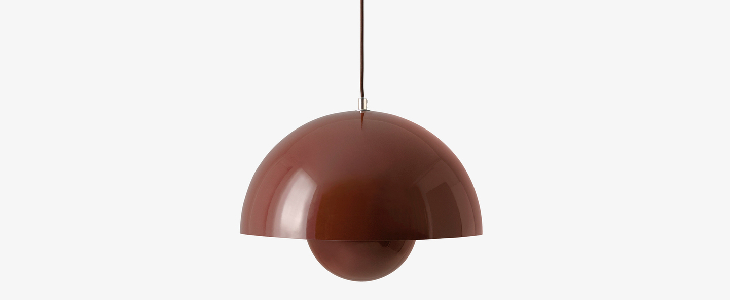 banner-image Suspension flowerpot vp7 rouge marron o37cm h27cm andtradition normal