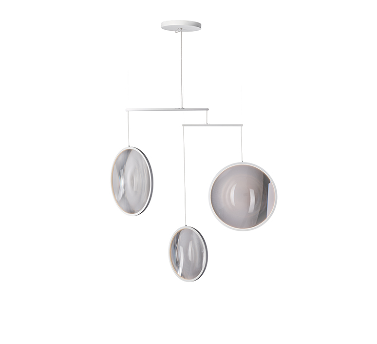 Focus x3 yuji okitsu suspension pendant light  dcw focus x3 white  design signed nedgis 142873 product