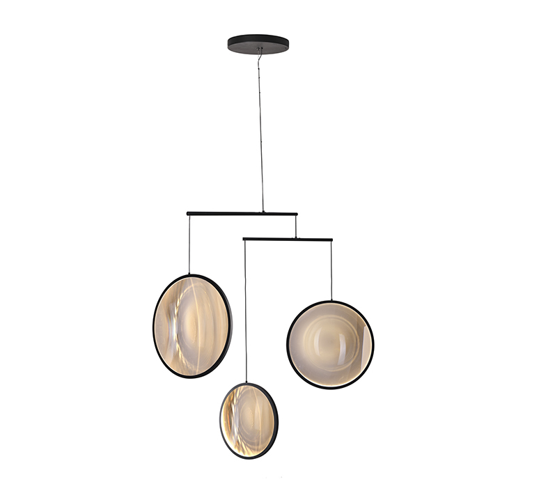 Focus x3 yuji okitsu suspension pendant light  dcw focus x3 black  design signed nedgis 142877 product