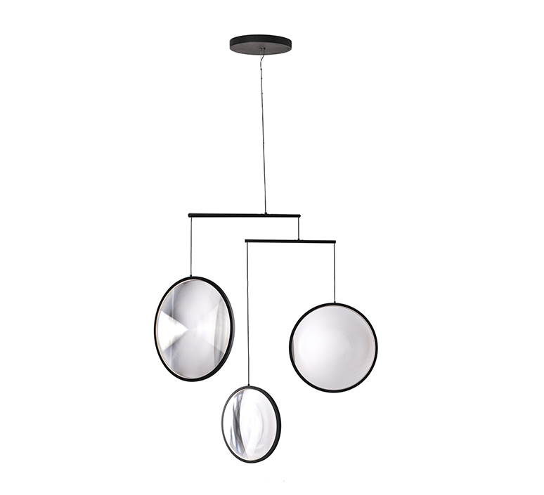 Focus x3 yuji okitsu suspension pendant light  dcw focus x3 black  design signed nedgis 142878 product