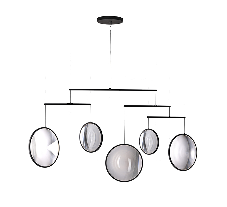 Focus x5 yuji okitsu suspension pendant light  dcw focus x5 black  design signed nedgis 142890 product