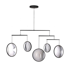 Focus x5 yuji okitsu suspension pendant light  dcw focus x5 black  design signed nedgis 142890 thumb