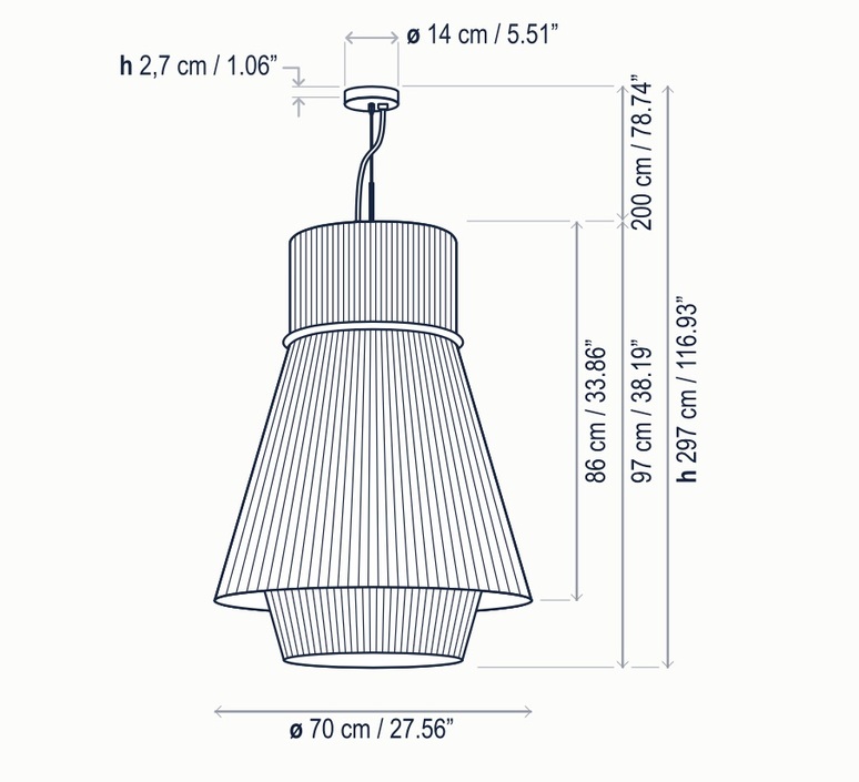 Folie s 70 2 christophe mathieu suspension pendant light  bover 20602202182  design signed nedgis 176329 product