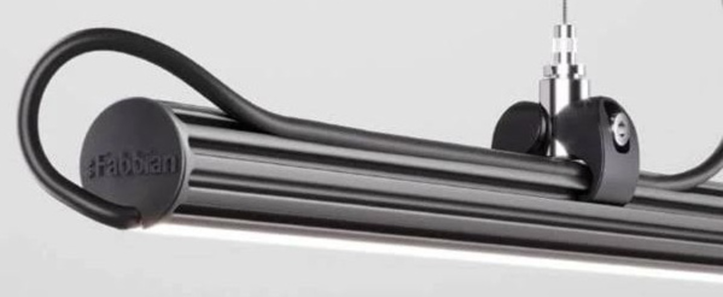 banner-image Suspension freeline noir led 3000k l100cm h2 3cm fabbian normal