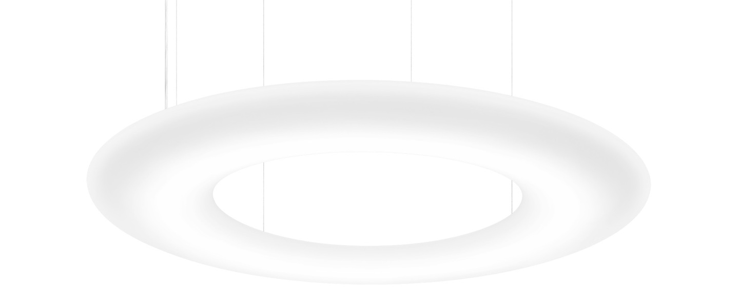 Suspension gigant 16 0 blanc led 4000k 11300lm o160cm h10 5cm wever ducre normal