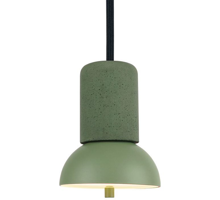 Giro concrete aluminium quel designer cezary zadorozny suspension  loftlight giro concrete aluminium hedge green  design signed nedgis 185685 product