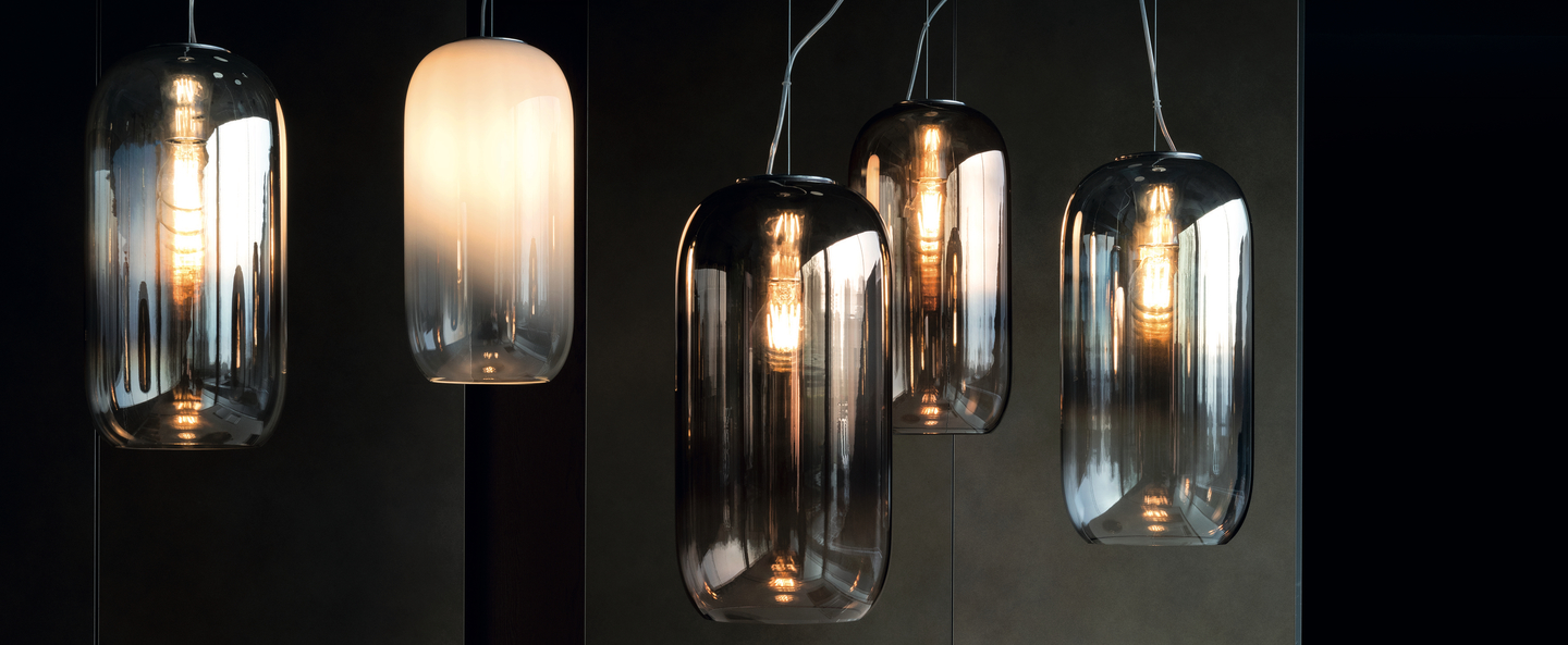 banner-image Suspension gople mini bronze o14 5cm h29 3cm artemide normal