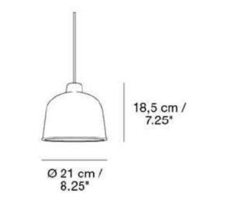 Grain jens fager suspension pendant light  muuto 21003  design signed 36181 product