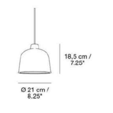 Grain jens fager suspension pendant light  muuto 21003  design signed 36181 thumb