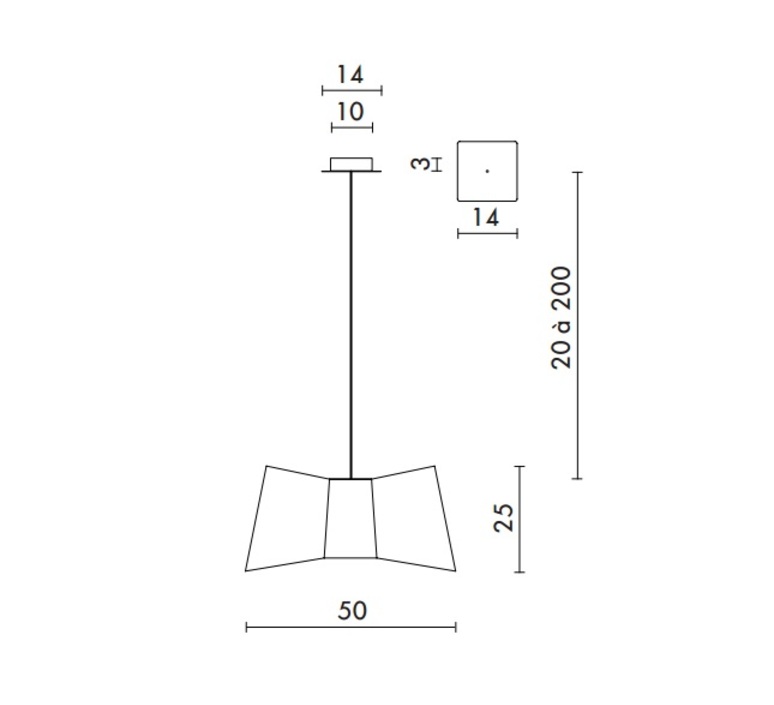 Grand couture emmanuelle legavre designheure s25gctbn luminaire lighting design signed 13366 product