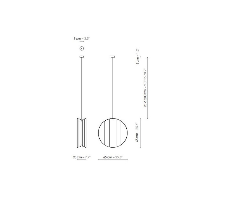 Grand moon studio designheure suspension pendant light  designheure s65gmbc  design signed nedgis 172505 product