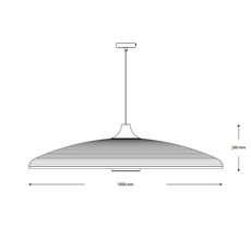 Grass xl jette scheib suspension pendant light  forestier 21628  design signed nedgis 123715 thumb