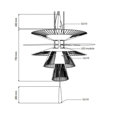 Gravity origin kateryna sokolova suspension pendant light  forestier 21521  design signed nedgis 110322 thumb