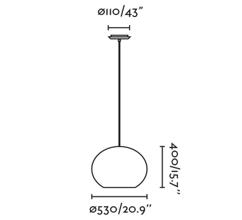 Haka 530  suspension  faro 65134 75  design signed nedgis 201150 product