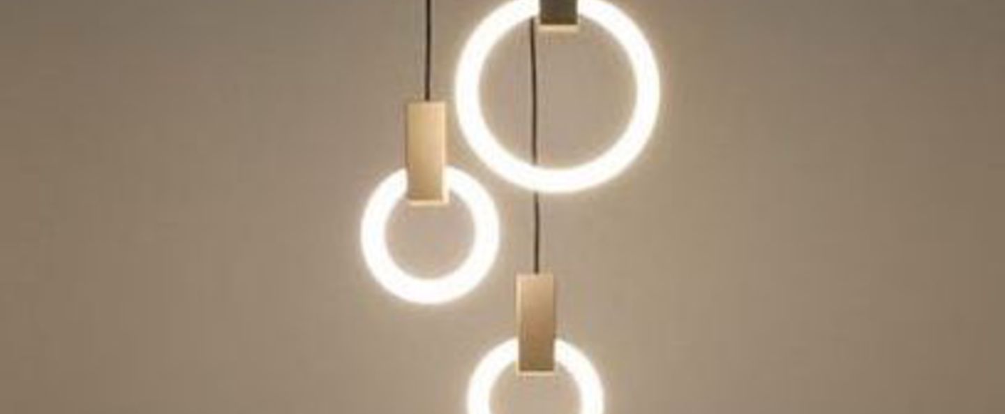 banner-image Suspension halo 8 blanc et laiton o8cm hcm studio matthew mccormick normal