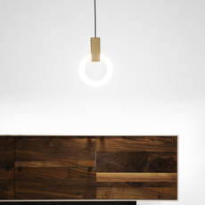 Halo 8 matthew mccormick suspension pendant light  studio matthew mccormick h pb brb  design signed 53225 thumb