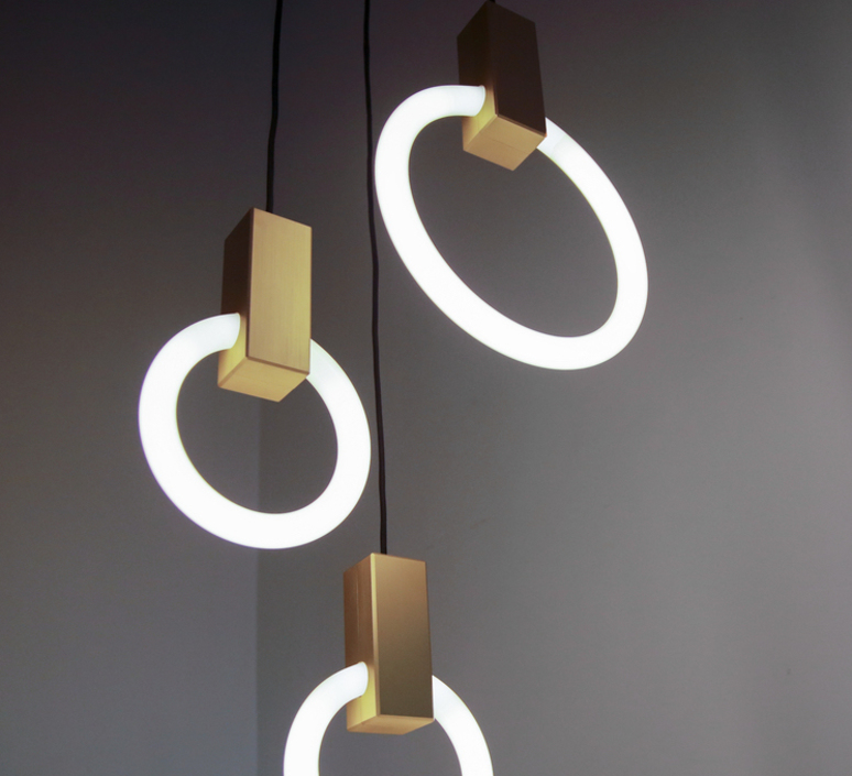 Halo c3 round mixed matthew mccormick suspension pendant light  studio matthew mccormick h c3rd m brb  design signed 53244 product