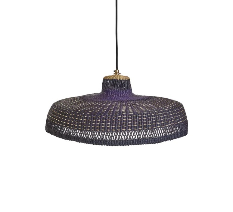 Hatter dash sara efia reddin suspension pendant light  golden editions hatter dash natural blue  design signed nedgis 176505 product